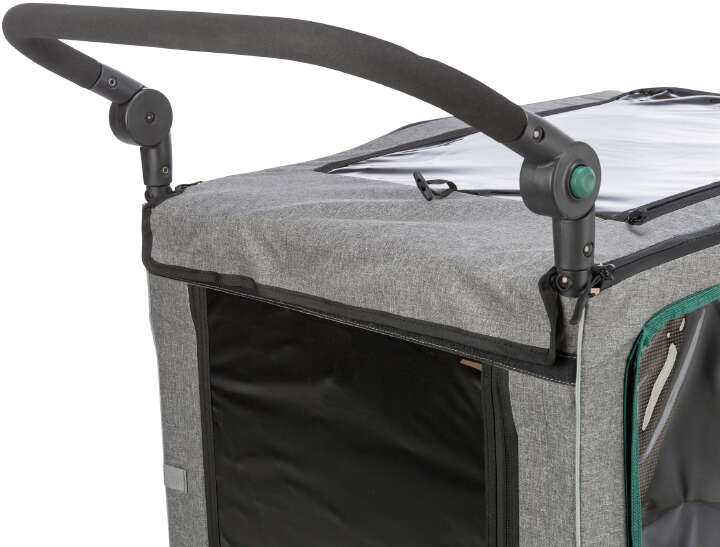 TRIXIE Fahrradanhänger mit Rampe